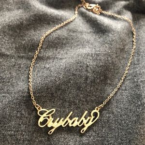 Melanin martens crybaby necklace